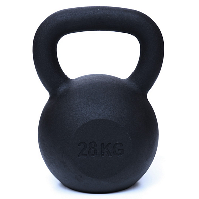 Kettlebell, 28 kg, matný