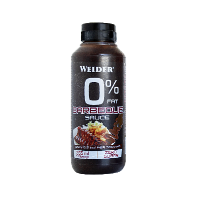 WEIDER 0% Fat Barbecue omáčka, 265 ml 