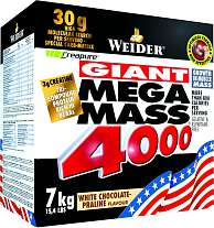 Weider, Giant Mega Mass 4000, 7000 g, poškozený obal