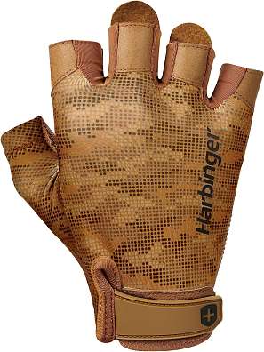 Harbinger 2.0 Pro Tan Camo, unisex fitness rukavice