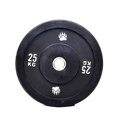 Bumper Plate gumový olympijský kotouč Bear Foot 25 kg