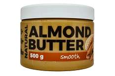 7Nutrition Natural Almond Butter Smooth 500 g, 100% přírodní mandlové máslo jemné