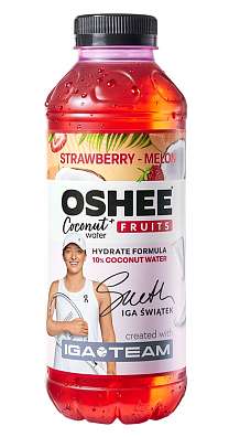 OSHEE Vitamin Water Fruits + Coconut Water 555 ml, vitamínová voda s minerály a kokosovou vodou