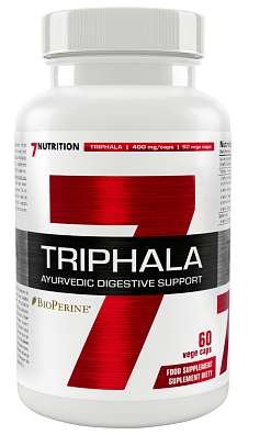 7NUTRITION Triphala 60 cps, směs ájurvédských rostlin pro podporu trávicího systému