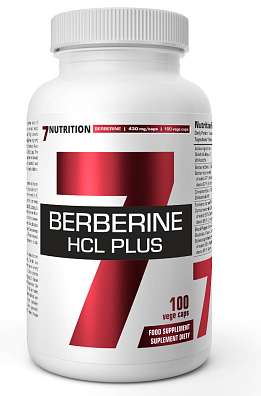 7NUTRITION Berberine HCL Plus 100 cps, berberin, skořice, kurkuminoidy a piperin